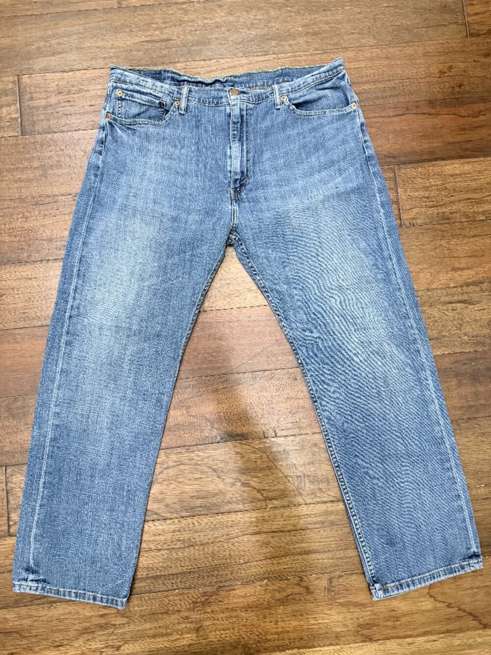 Levi’s 505 Regular Fit Straight Leg Jeans Men’s W38 L30 Medium Wash Denim